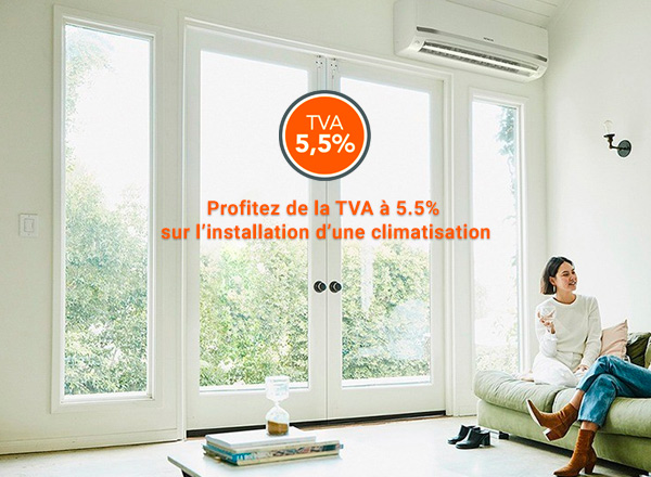 TVA réduite installation climatisation dans les Landes